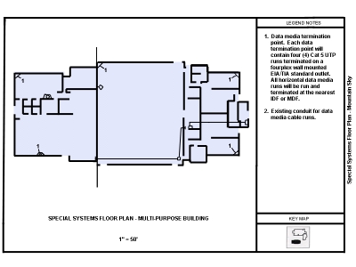 Mountain Sky Multi-Purpose Building Unwired Map