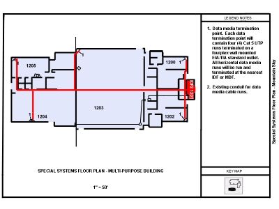 Mountain Sky Multi-Purpose Building Wiring Map